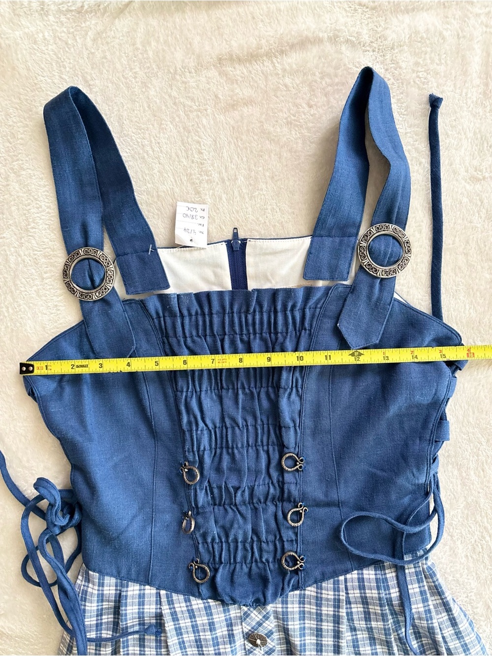 Landhaus C&A Naturally Traditional Country  Festival Dress W/pockets XS-Medium - Picture 12 of 16